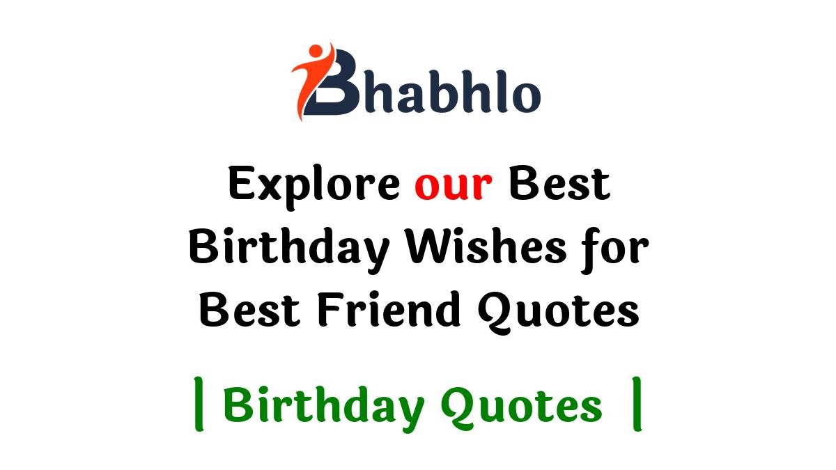 Birthday Wishes for Best Friend