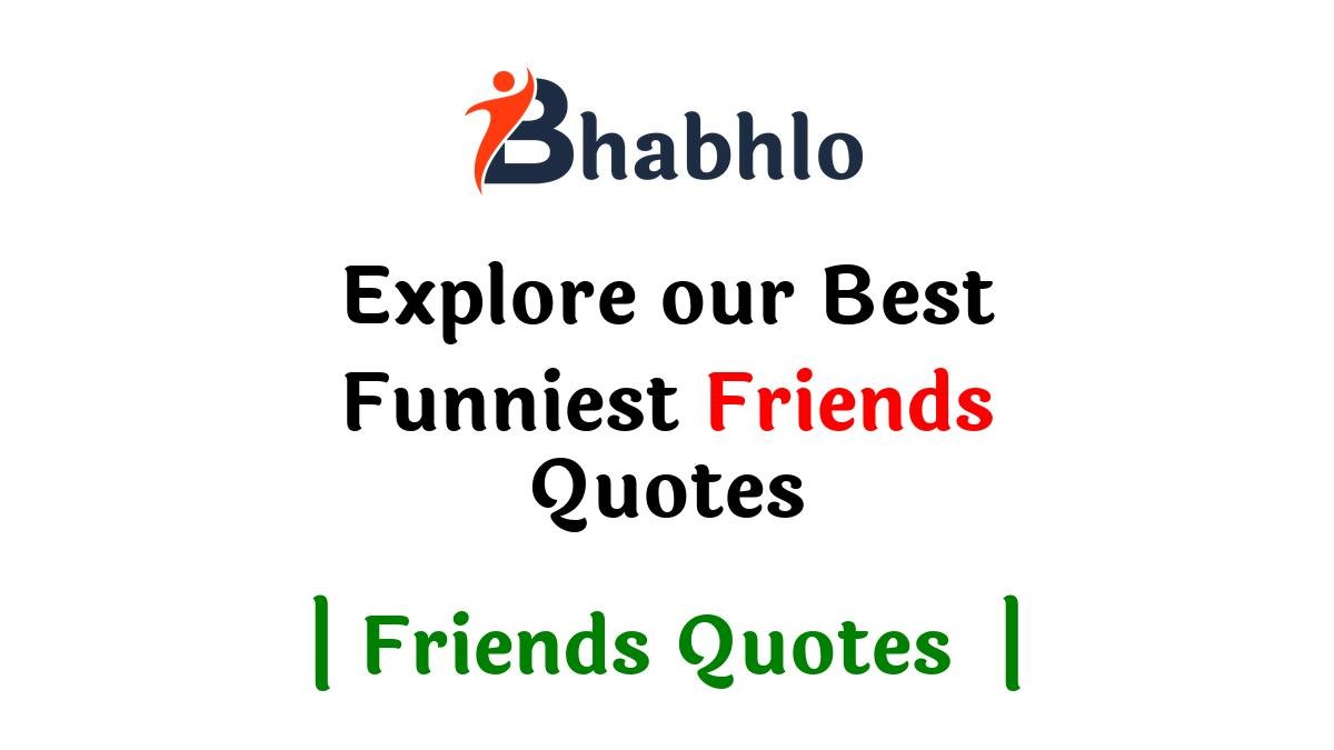 Funniest Friends Quotes